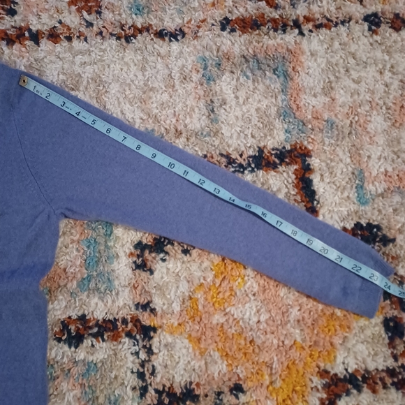 Double Cashmere Mock Neck Sweater • Charter Club • Purple • Size XL - Picture 5 of 10